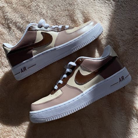 nike air force 1 beige custom|air force 1 particle beige.